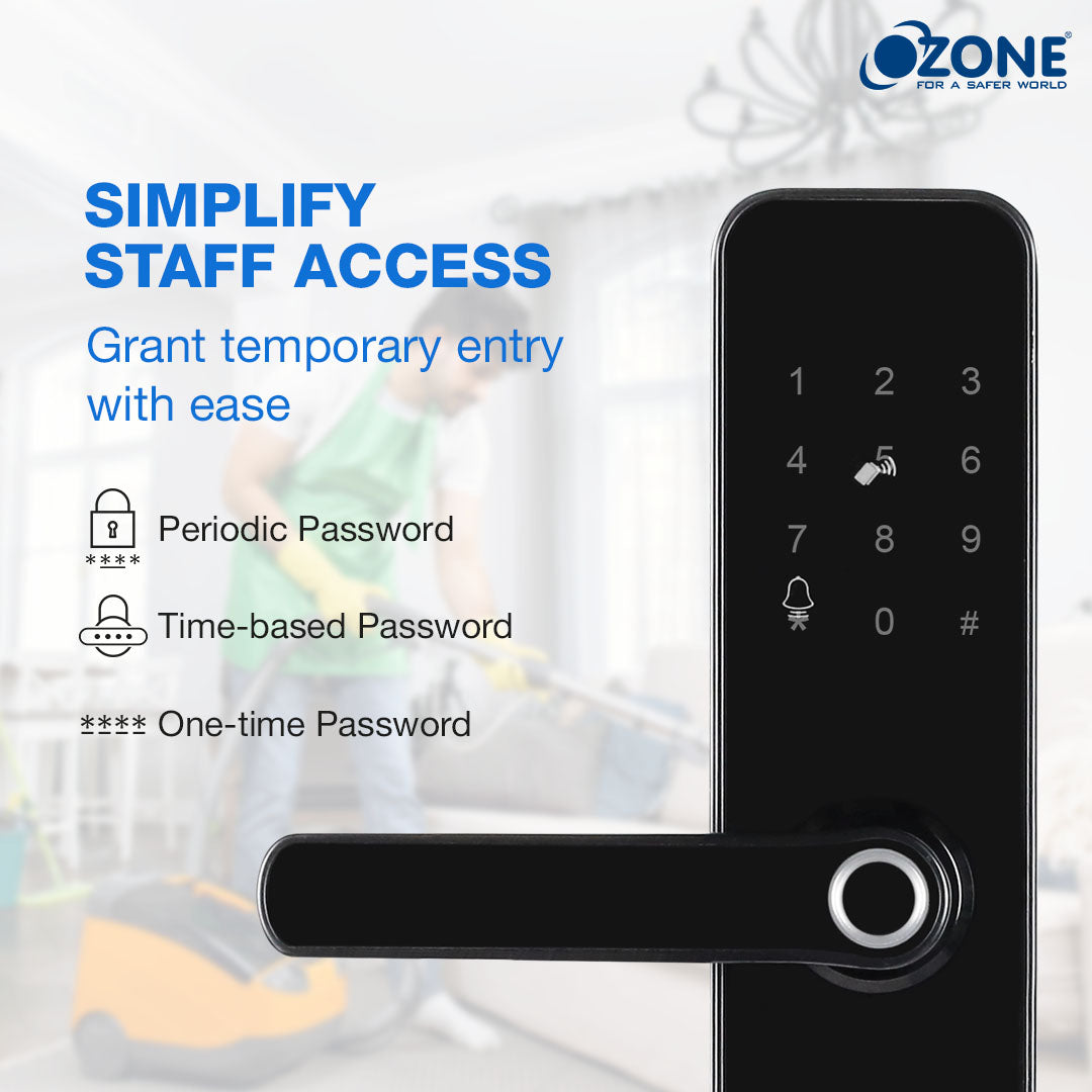 Ozone Morphy Eco Life Wi-Fi Smart Lock with 5-way access | Door Thickness: 35-80 mm