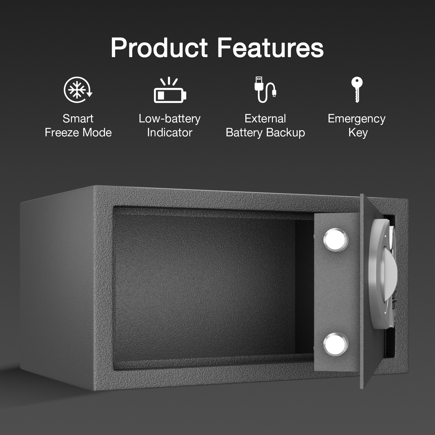 Ozone Tusker 10 | Digital Safe | 9.2 Litres (Grey)
