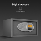 Ozone Tusker 10 | Digital Safe | 9.2 Litres (Grey)