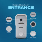 Ozone Single Apartment Video Door Phone with 7" High-resolution Screen - Ozone Group