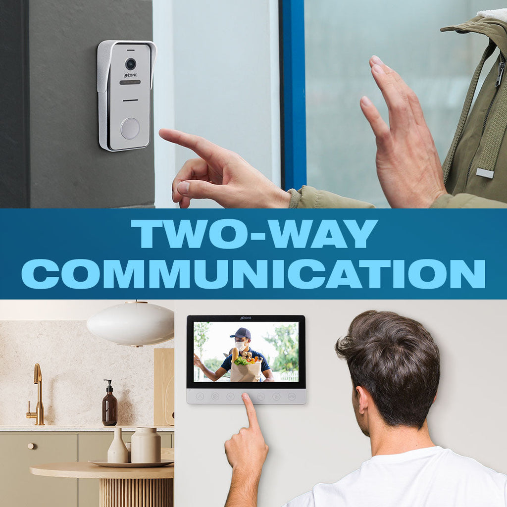 Ozone Single Apartment Video Door Phone with 7" High-resolution Screen - Ozone Group