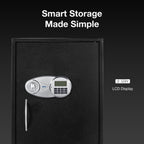 Ozone 95.4 Litres Digital Safe Locker for Home & Office – Digital Lock, 1-Way Unlocking (Password), Size: 650H x 440W x 405D mm, Weight: 34.7kg, 2-Year Warranty - Ozone Group