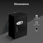Ozone 95.4 Litres Digital Safe Locker for Home & Office – Digital Lock, 1-Way Unlocking (Password), Size: 650H x 440W x 405D mm, Weight: 34.7kg, 2-Year Warranty - Ozone Group