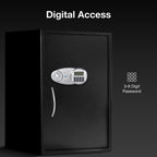Ozone 95.4 Litres Digital Safe Locker for Home & Office – Digital Lock, 1-Way Unlocking (Password), Size: 650H x 440W x 405D mm, Weight: 34.7kg, 2-Year Warranty - Ozone Group