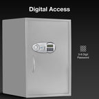 Ozone 95.4 Litres Digital Safe Locker for Home & Office – Digital Lock, 1-Way Unlocking (Password), Size: 650H x 440W x 405D mm, Weight: 34.7kg, 2-Year Warranty - Ozone Group